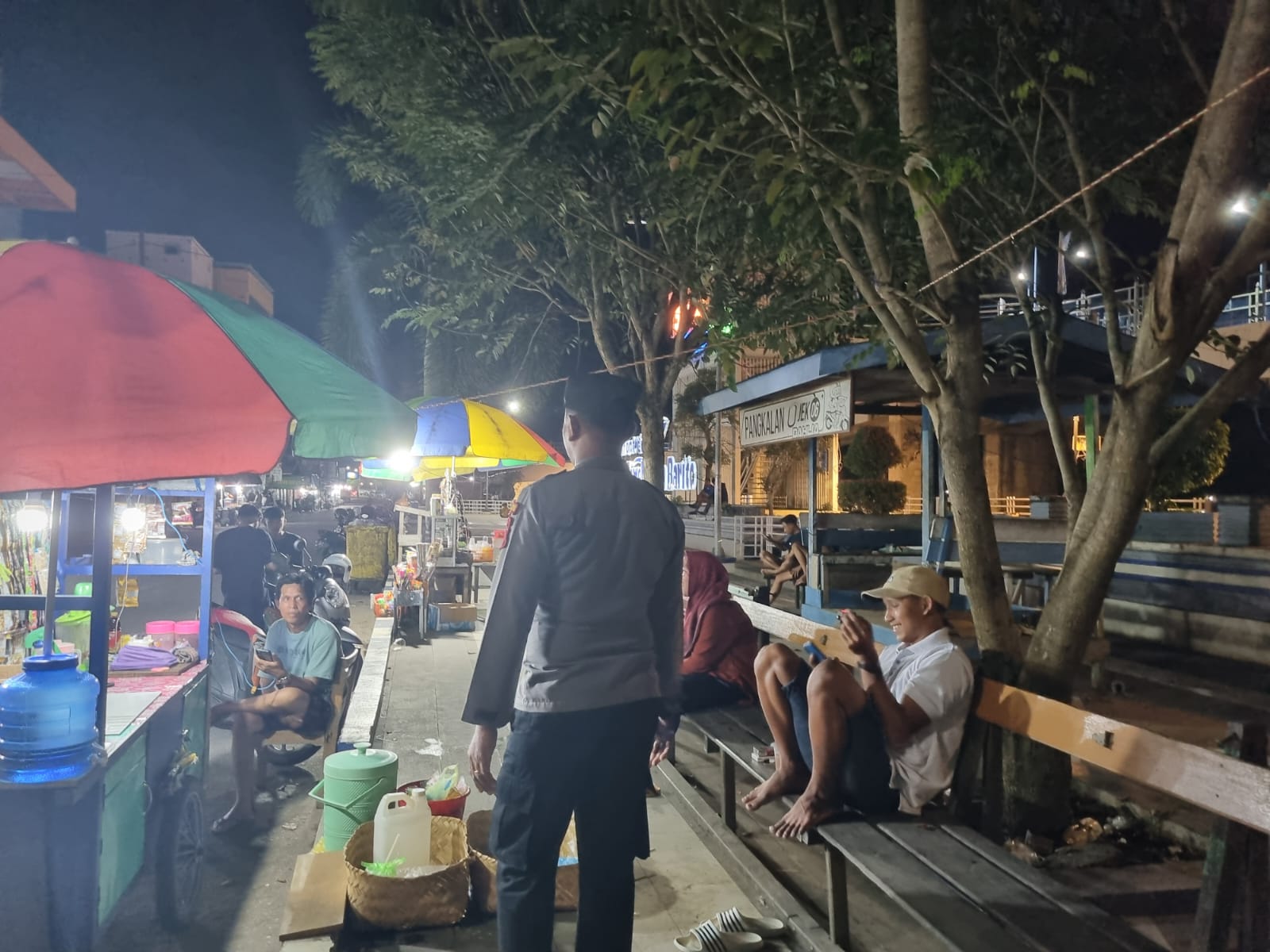 Cegah Premanisme, Polsek Teweh Tengah Himbau Warga Tetap Waspada