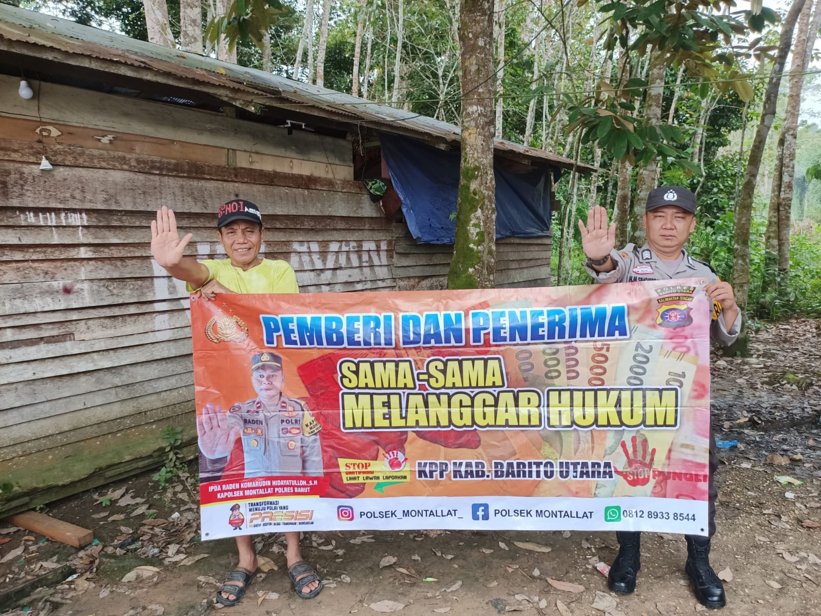 *Polsek Montallat Putus Tindak Pelanggaran Pungli, Polsek Montallat Himbau Stop Pungli ke Warga