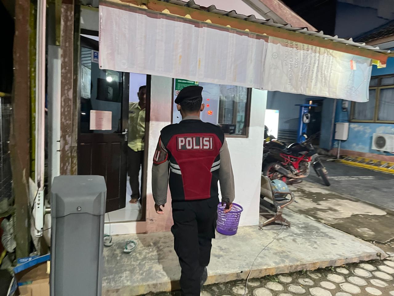 Sat Samapta Polres Lamandau Patroli di Objek Vital, Wilkum Polres Lamandau