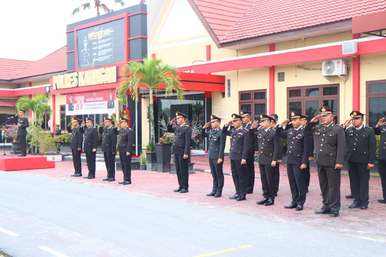 Kapolres Katingan Pimpin Apel Hari Bela Negara