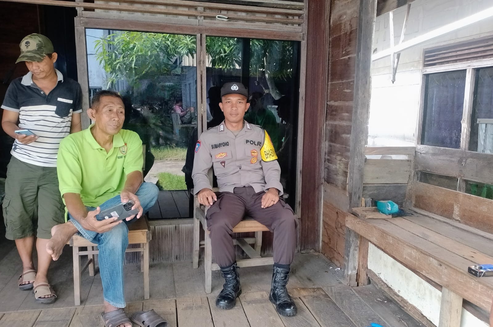 Demi Terciptanya Situasi Yang Aman dan Kondusif, Personil Polsek Katingan Kuala Kunjungi Warga Binaannya