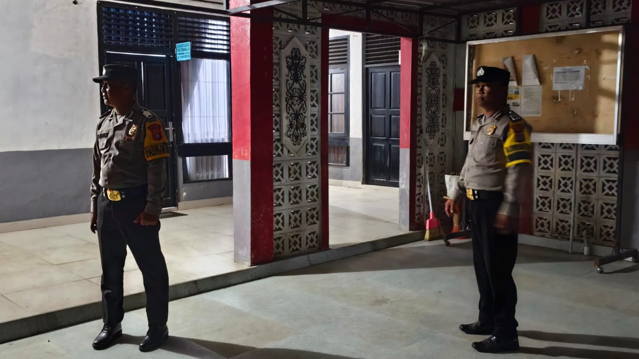 Jaga Stabilitas Kamtibmas, Polsek Tewang Sangalang Garing dan Pulau Malan Tingkatkan Patroli Malam