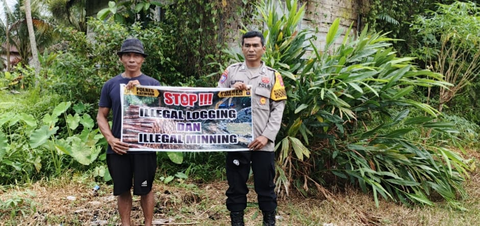 Kegiatan sosialisasi ilegal Logging dan Ilegal Mining atau larangan dan sanksi pidana bagi Pelaku Pekerja Ilegal Logging dan Ilegal Mining