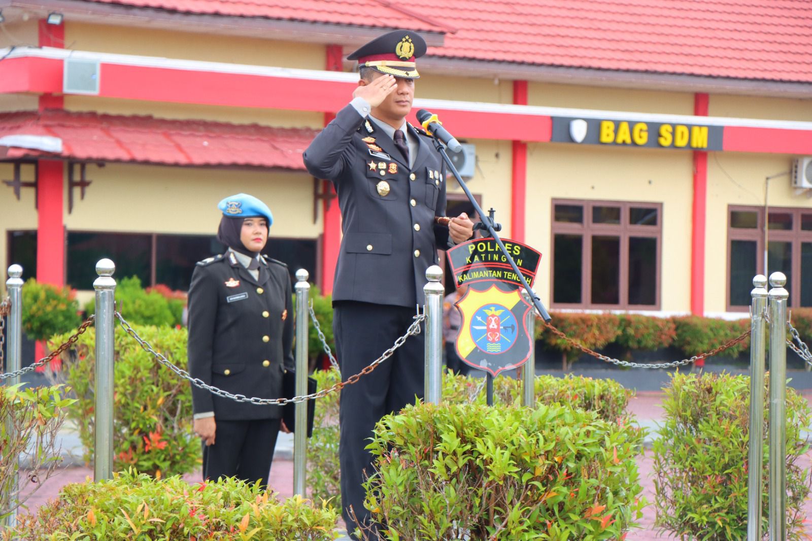 Kapolres Katingan Pimpin Upacara Hari Ibu ke-97