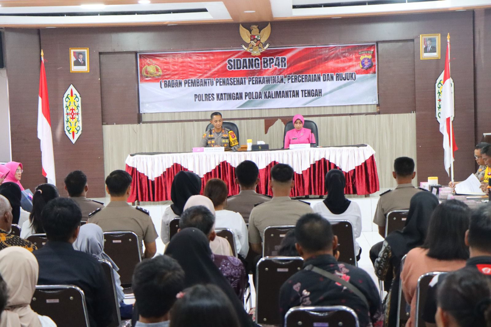 Kapolres Katingan Pimpin Sidang BP4R Pra Nikah