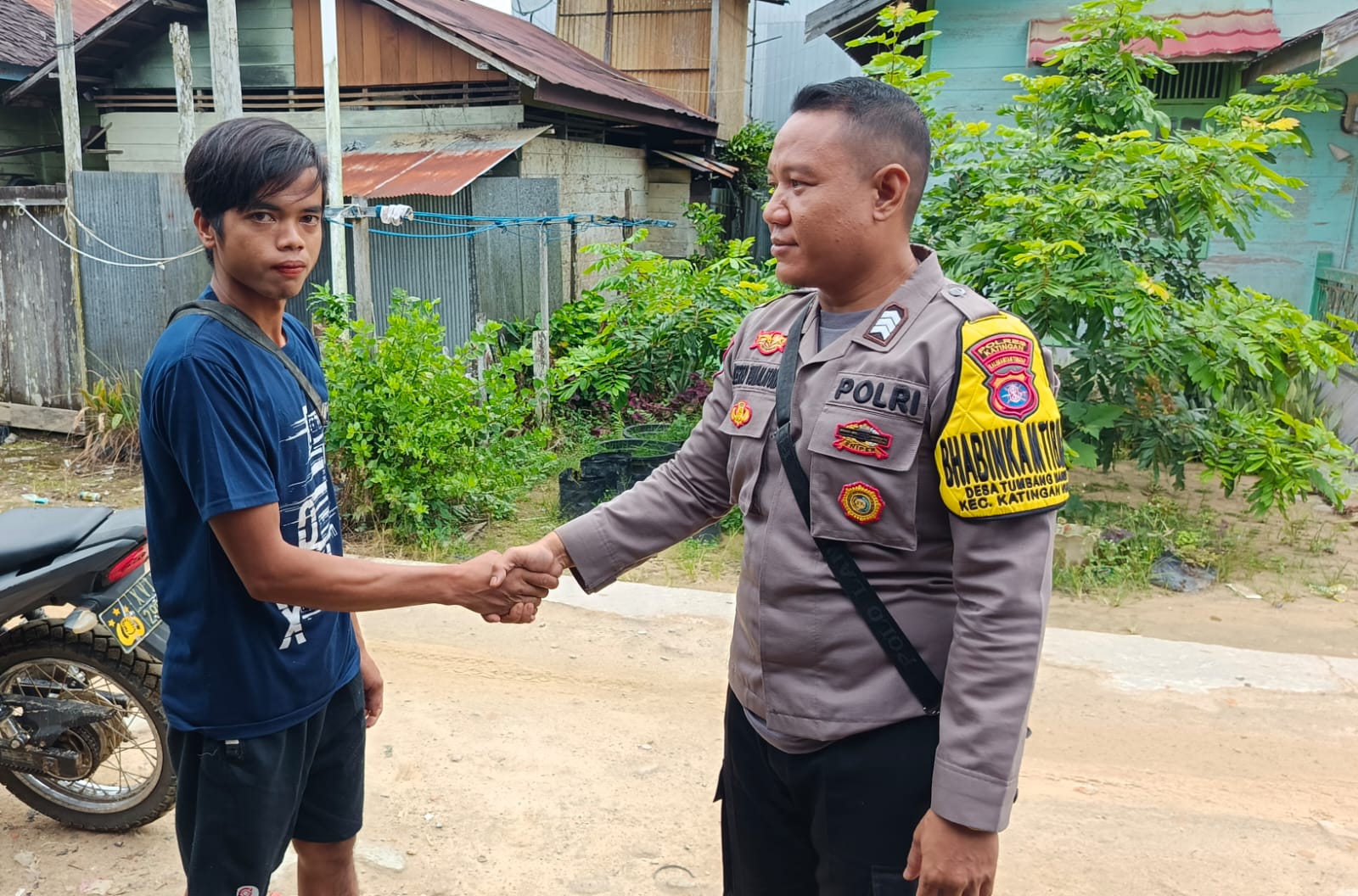 ‎BHABINKAMTIBMAS POLSEK KATINGAN HULU SAMBANGI WARGA.