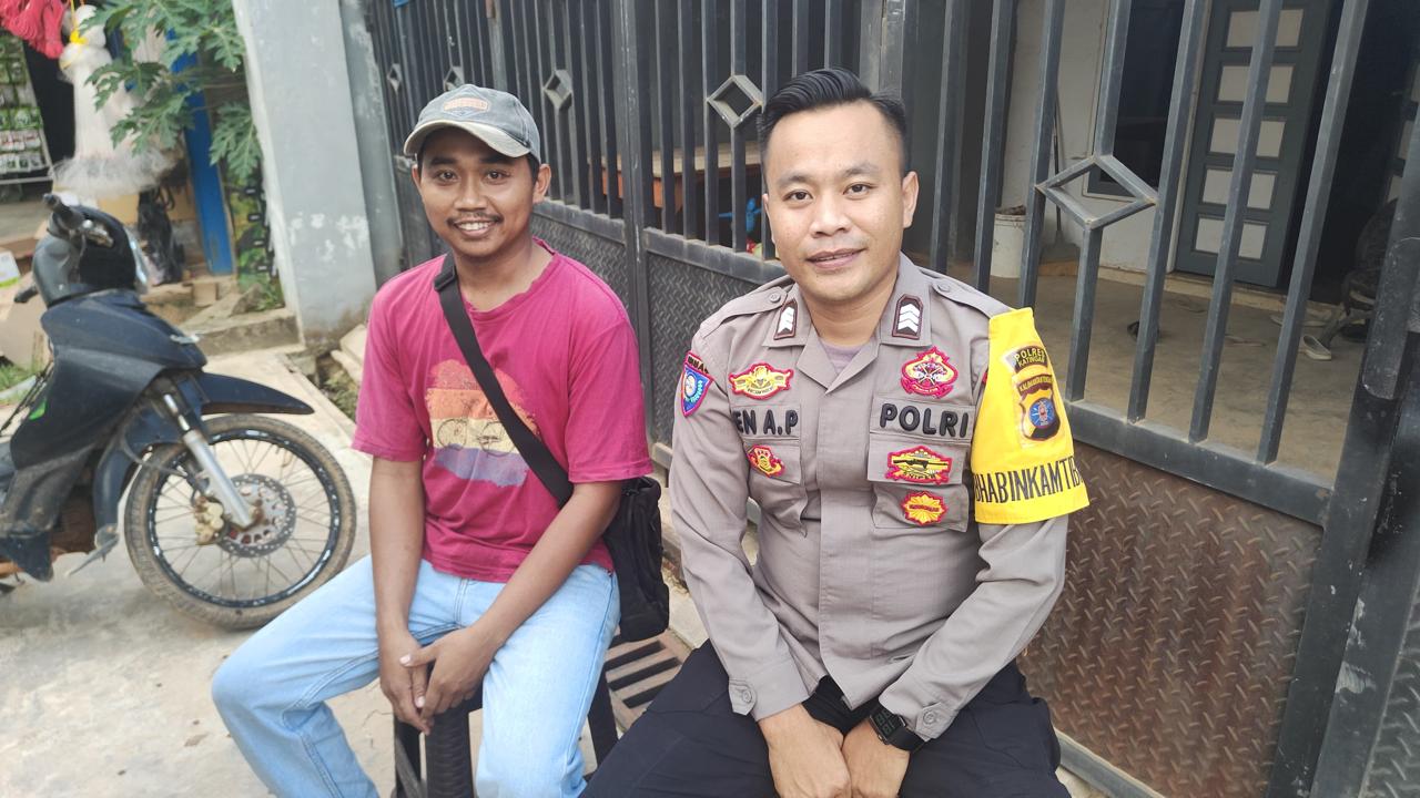 Polsek Katingan Tengah Sambang Kamtibmas