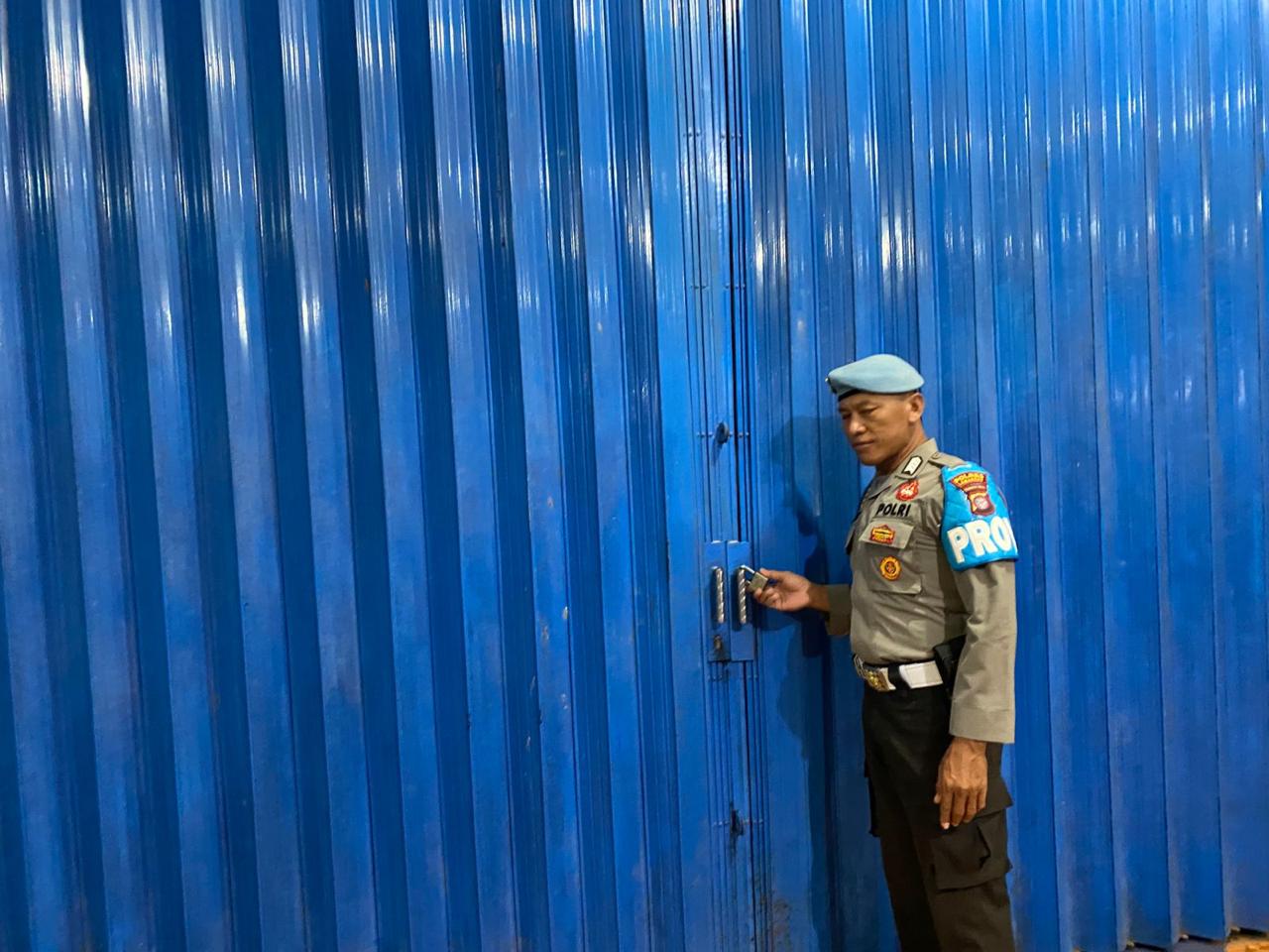 Personil Piket Patroli di Wilkum Polsek Sematu Jaya