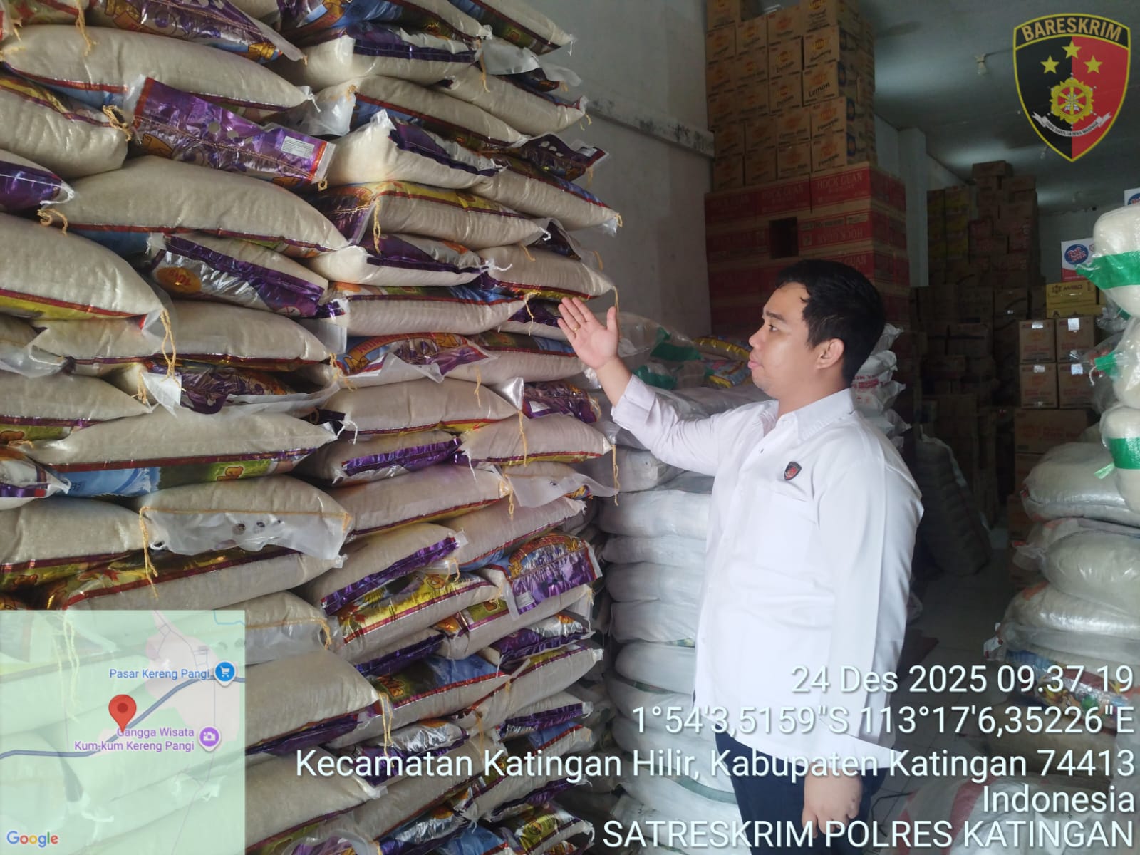 Jelang Nataru Satgas Pangan Polres Katingan Sidak Pasar