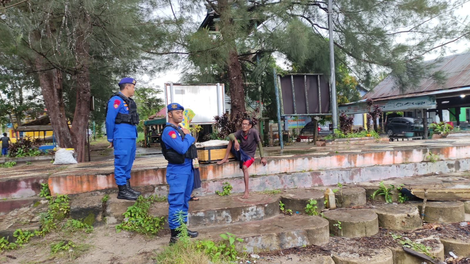 Ditpolairud Polda Kalteng Melaksanakan Kegiatan Pam Objek Wisata di Pantai Kubu Kec,Kumai Kab,Kobar,Prov Kalteng.