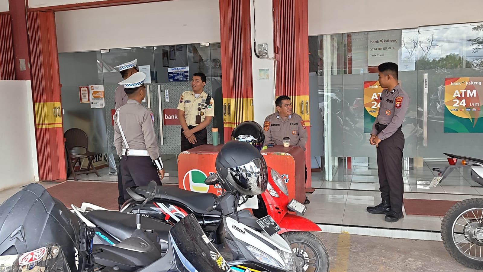 Satlantas Polres Katingan cek dan kontrol rutin Objek Vital Tiap harinya.