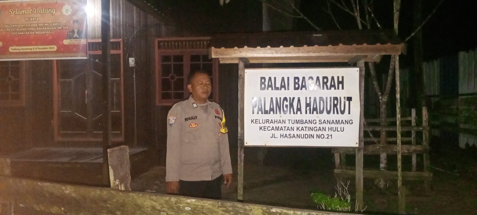 Ciptakan rasa Aman Polsek Katingan Hulu melaksanakan kegiatan Patroli Dialogis di Wilayah Kec. Katingan Hulu, Kab. Katingan.