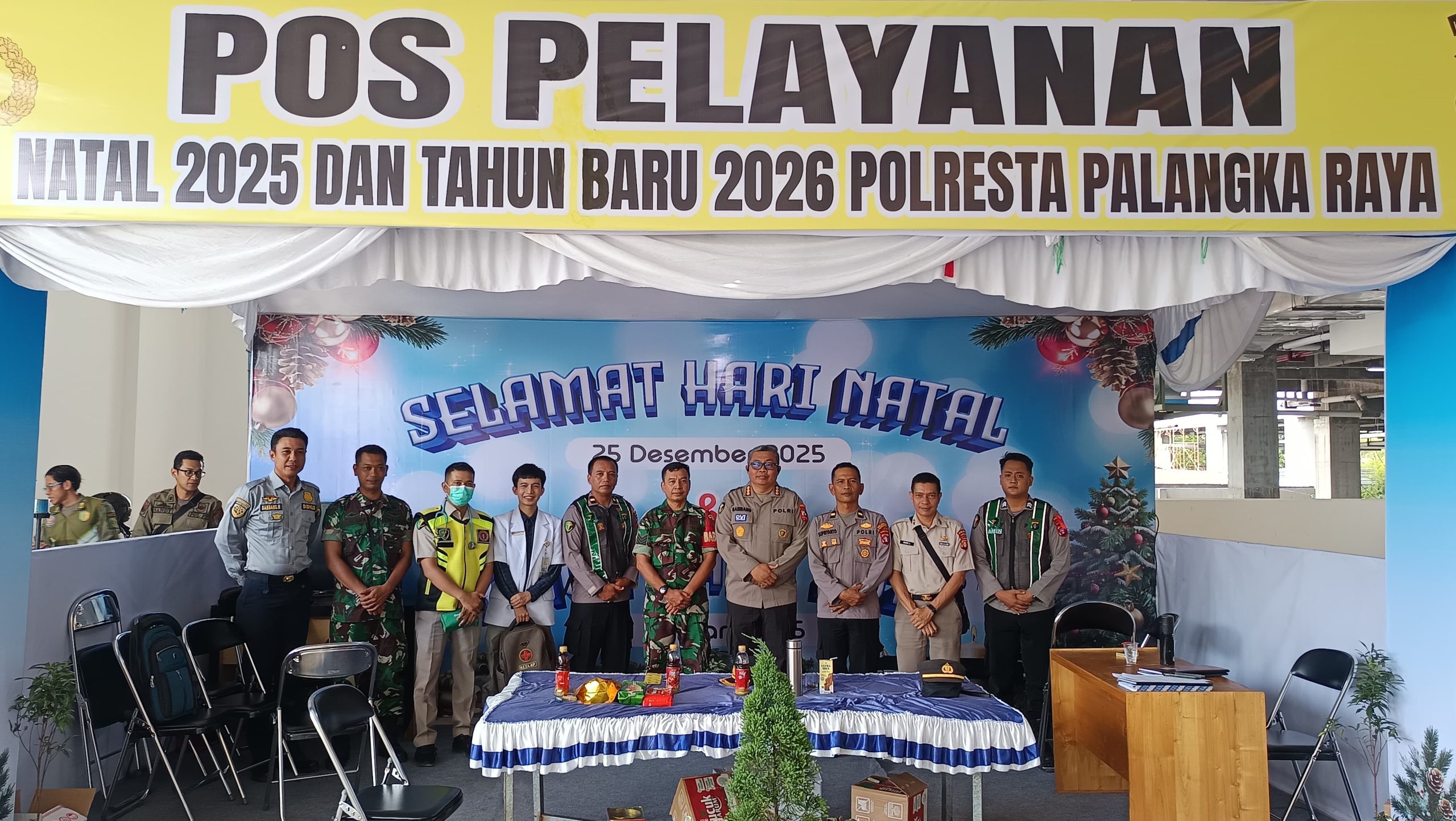 Rumkit Bhayangkara Aktif Dampingi Asistensi Pusdokkes Polri Cek Pos Nataru dan Bagikan P3K