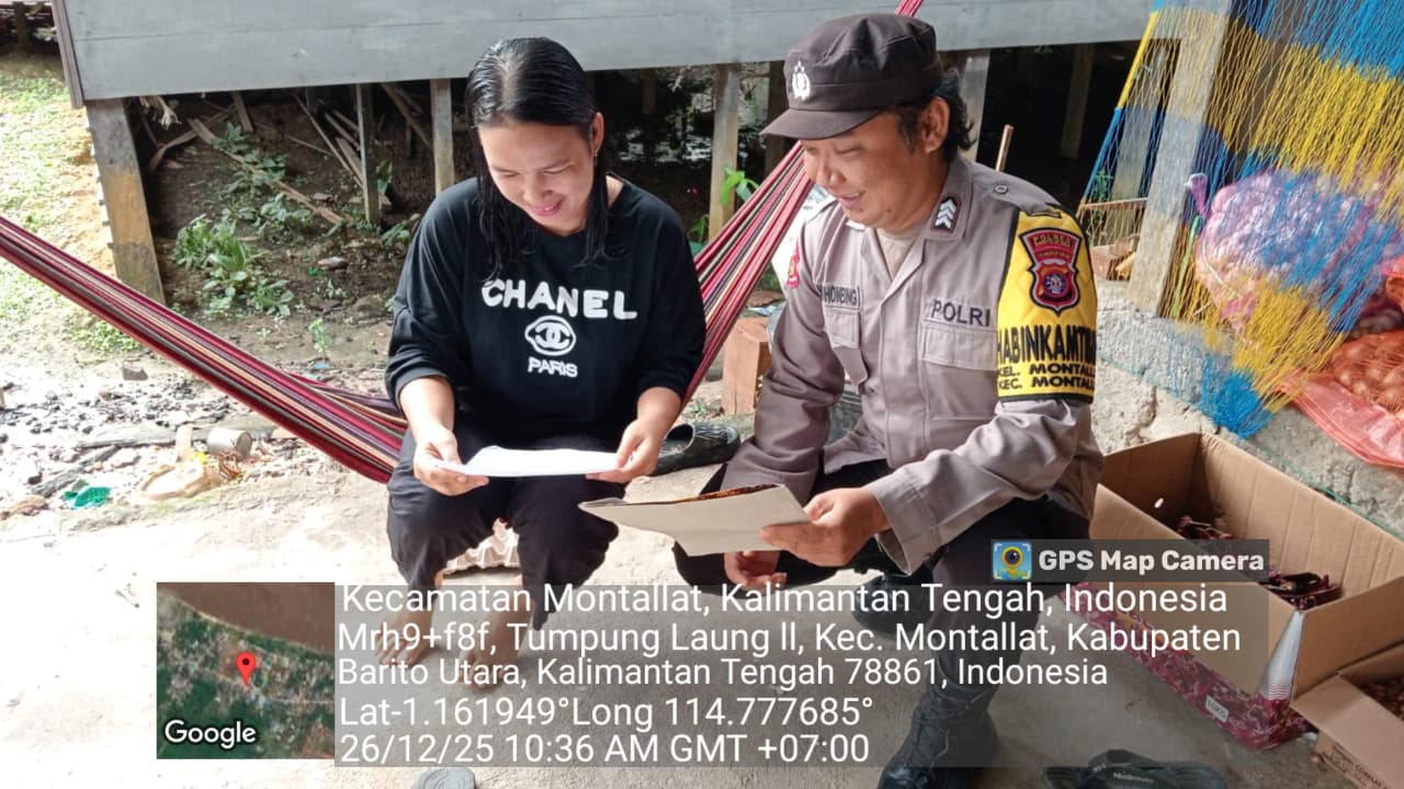 Polsek Montallat Sosialisasikan Maklumat Kapolri kepada Masyarakat