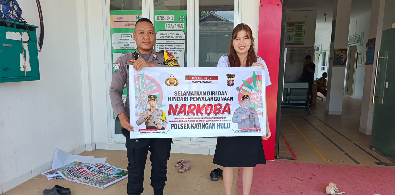 ‎Bhabinkamtibmas Polsek Katingan Hulu dan Bukit Raya Imbau Warga Jauhi Narkoba.‎