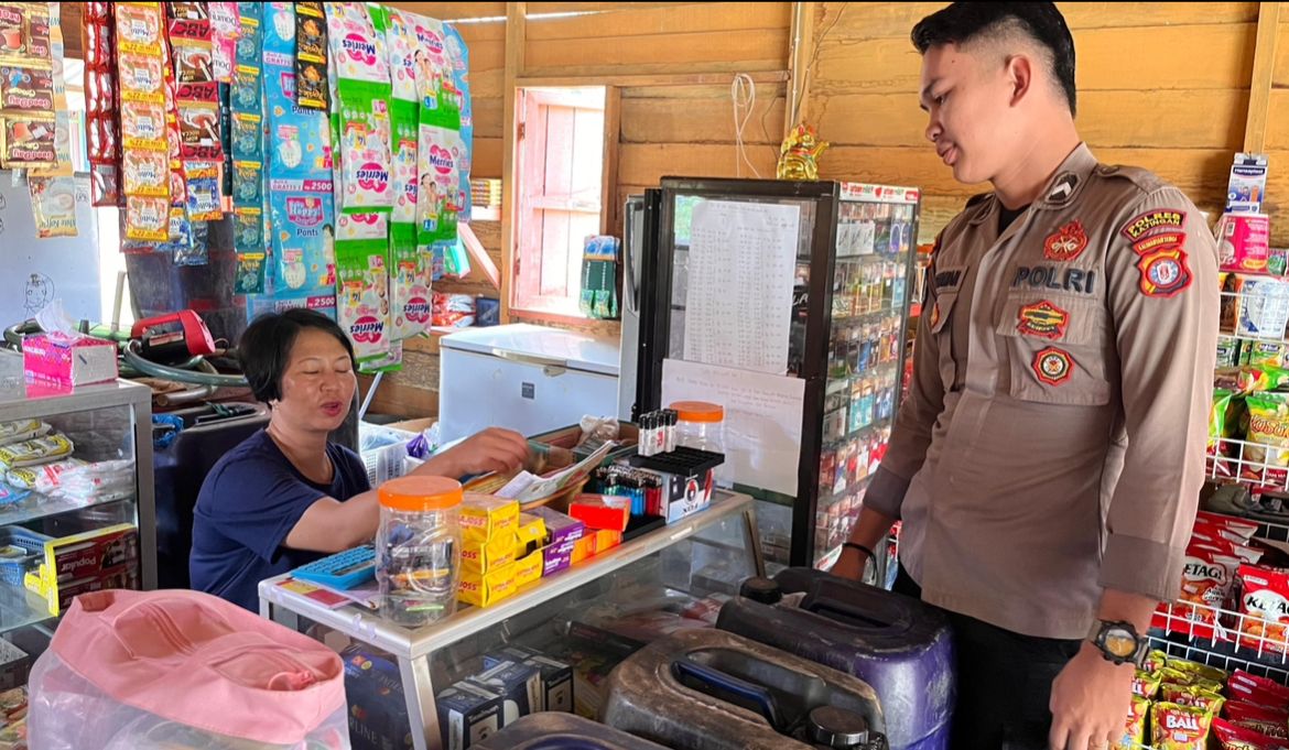 Polsek Katingan Tengah Sambang Kamtibmas