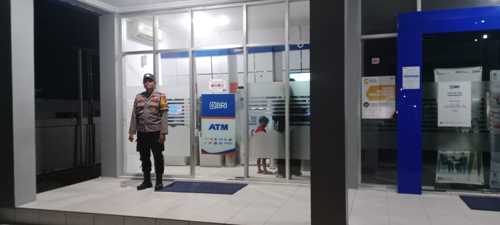 Piket Malam Polsek Bulik Patroli ke Perbankan (ATM) diwilkum Polsek Bulik