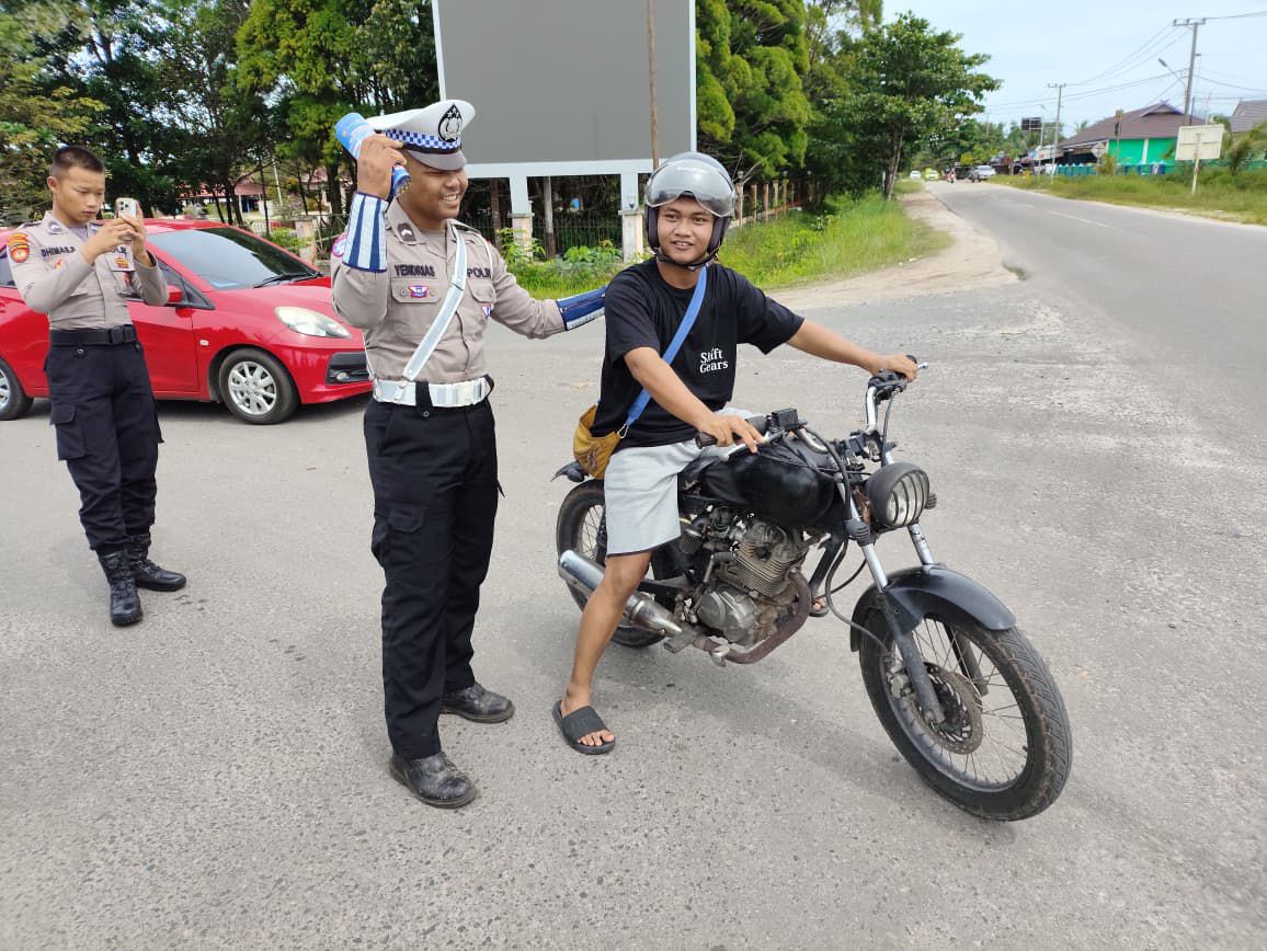 Polsek Katingan Tengah Sambang Kamtibmas