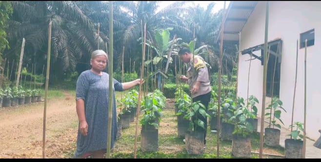 Dukung Ketahanan Pangan, Bhabinkamtibmas Polsek Bulik Silaturahmi ke masyarakat terkait Program Asta Cita Presiden RI