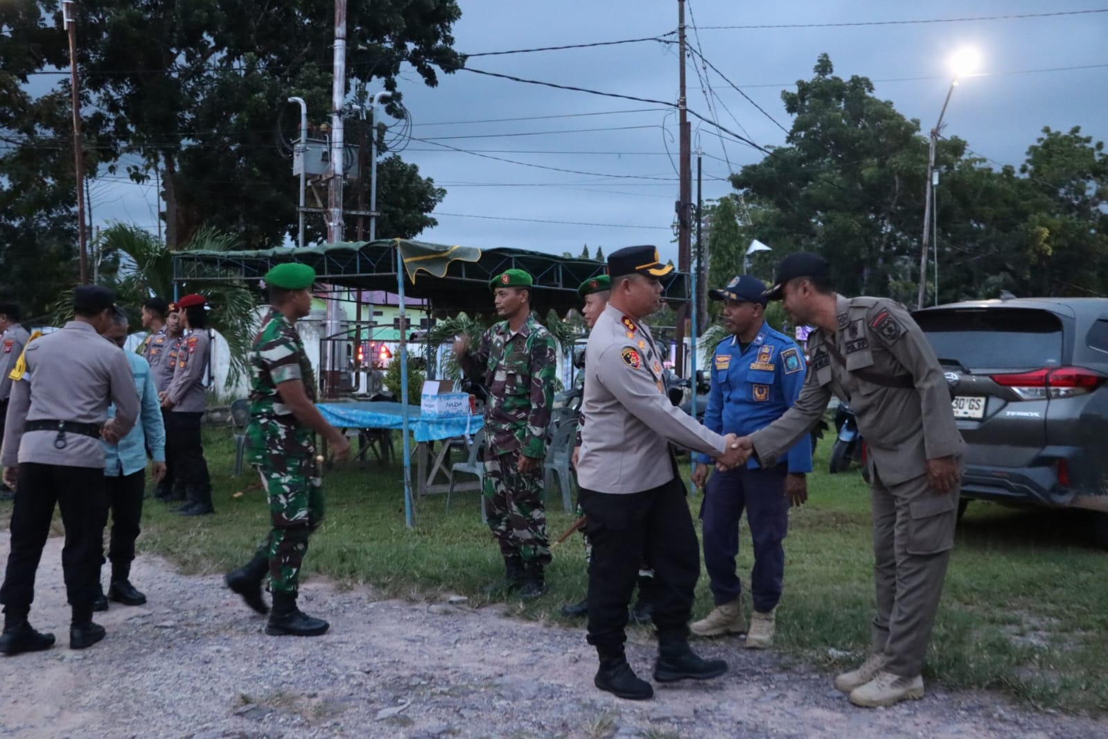 Kapolres Lamandau Bersama TNI dan Muspida Laksanakan Patroli Gabungan Jelang Pergantian Tahun