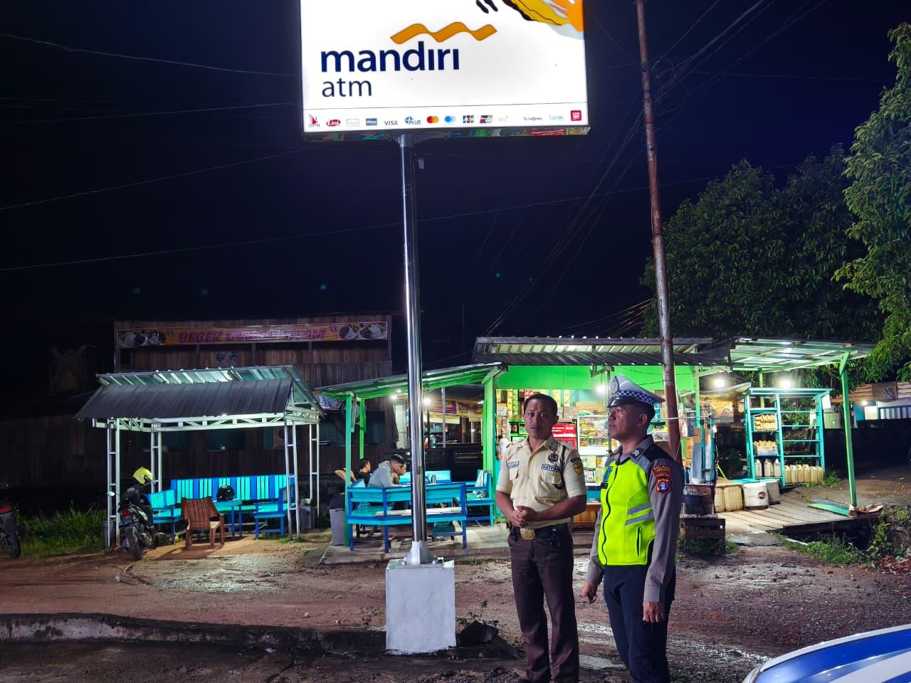 Sat Lantas Polres Lamandau Gelar Patroli di Objek Vital Demi Ciptakan Kamtibmas Kondusif