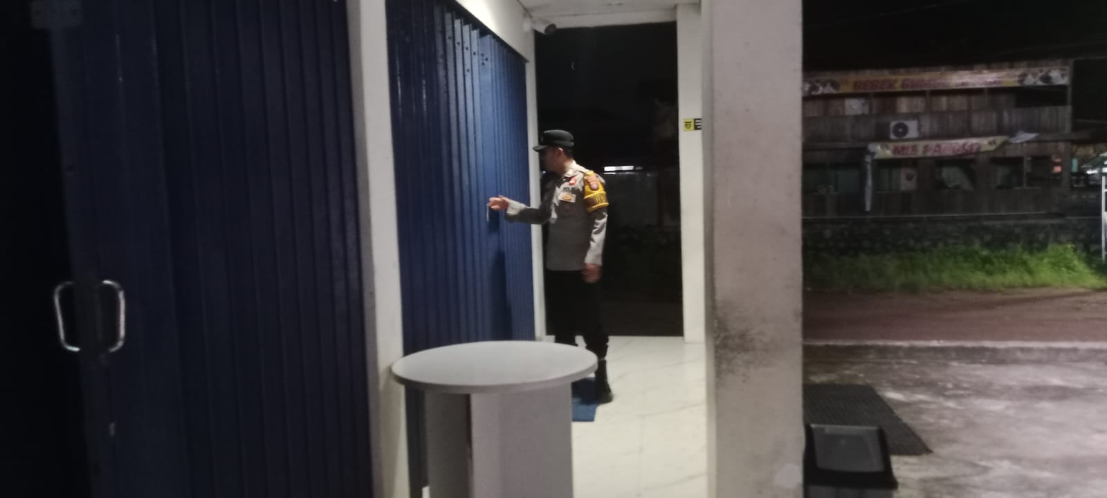 Polsek Bulik Patroli Obyek Vital dan Bank wilkum Polsek Bulik