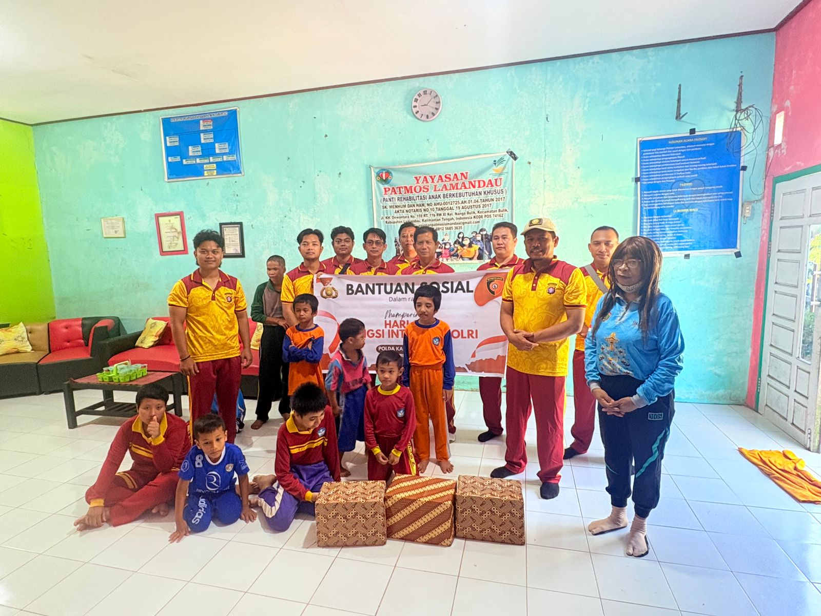 Sat Intelkam Polres Lamandau Gelar Bakti Sosial dalam Rangka Hari Jadi Fungsi Intelkam