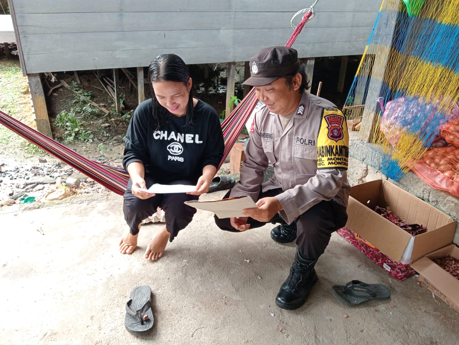 Polsek Montallat Sosialisasikan Maklumat Kapolri kepada Masyarakat