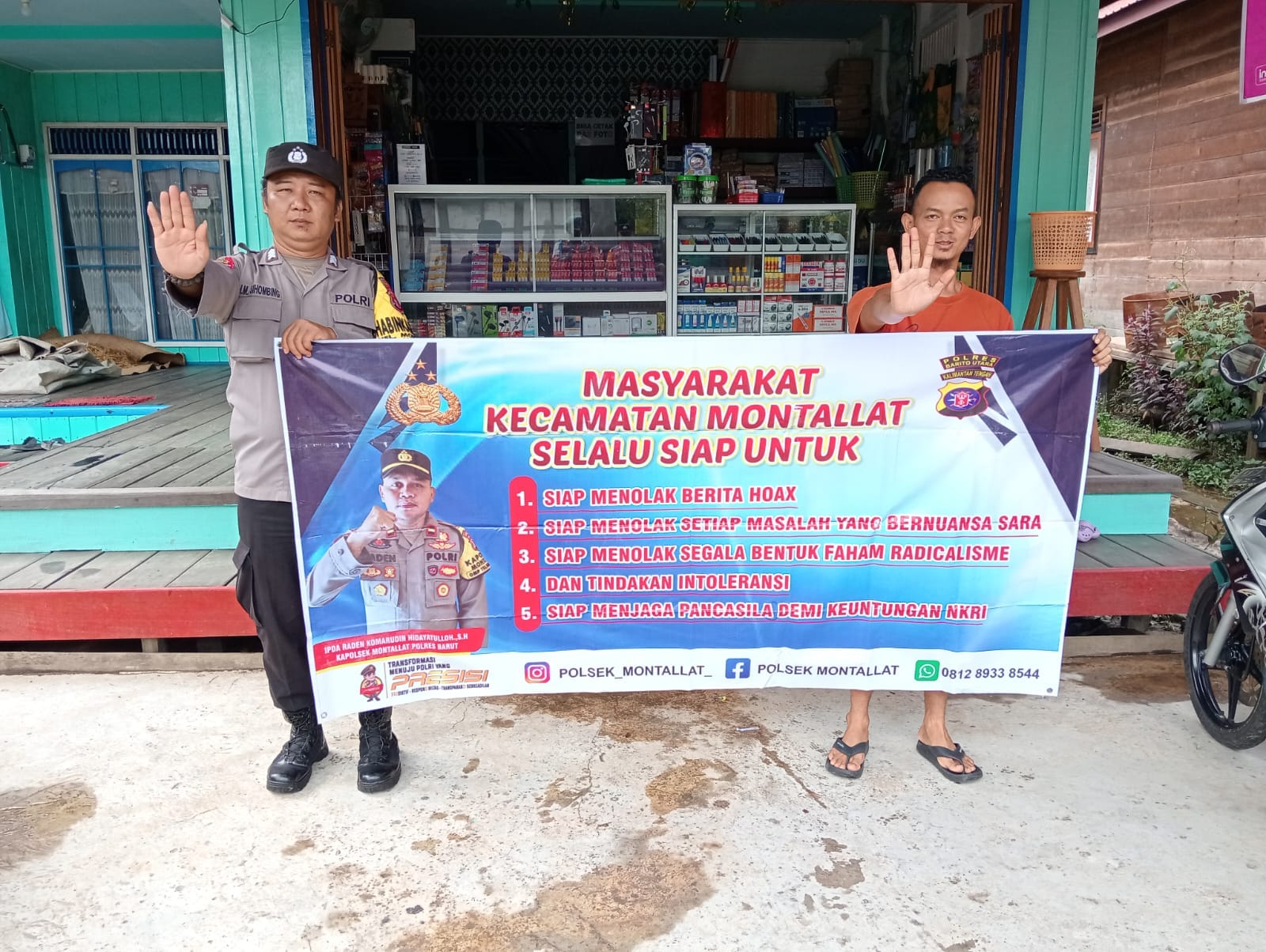 Polsek Montallat Gelar Sosialisasi Bahaya Hoax untuk Meningkatkan Literasi Informasi Masyarakat