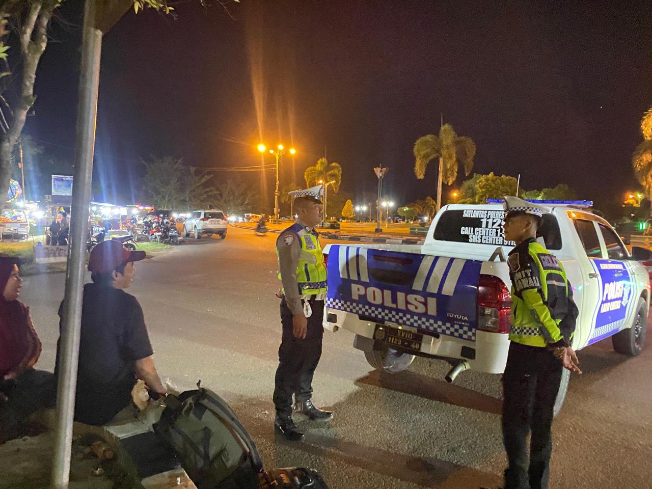 Patroli Blue Light Polres Lamandau, Upaya Cegah Gangguan Kamtibmas