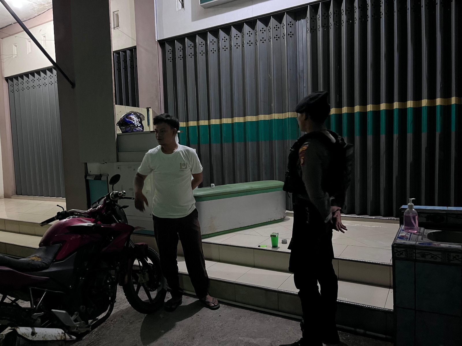 Sat Samapta Polres Lamandau Patroli di Objek Vital, Wilkum Polres Lamandau