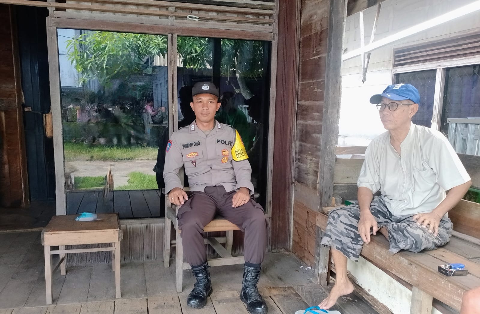 Demi Terciptanya Situasi Yang Aman dan Kondusif, Personil Polsek Katingan Kuala Kunjungi Warga Binaannya