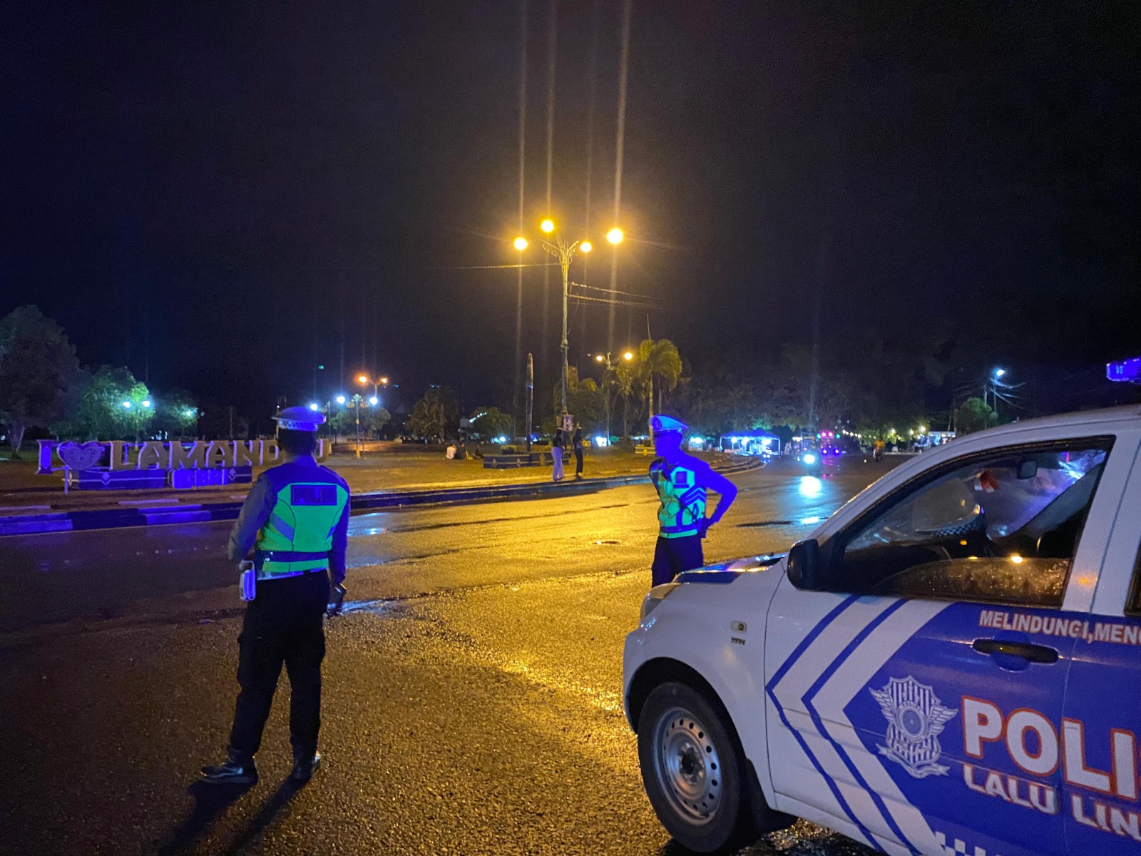 Patroli Blue Light Polres Lamandau, Upaya Cegah Gangguan Kamtibmas