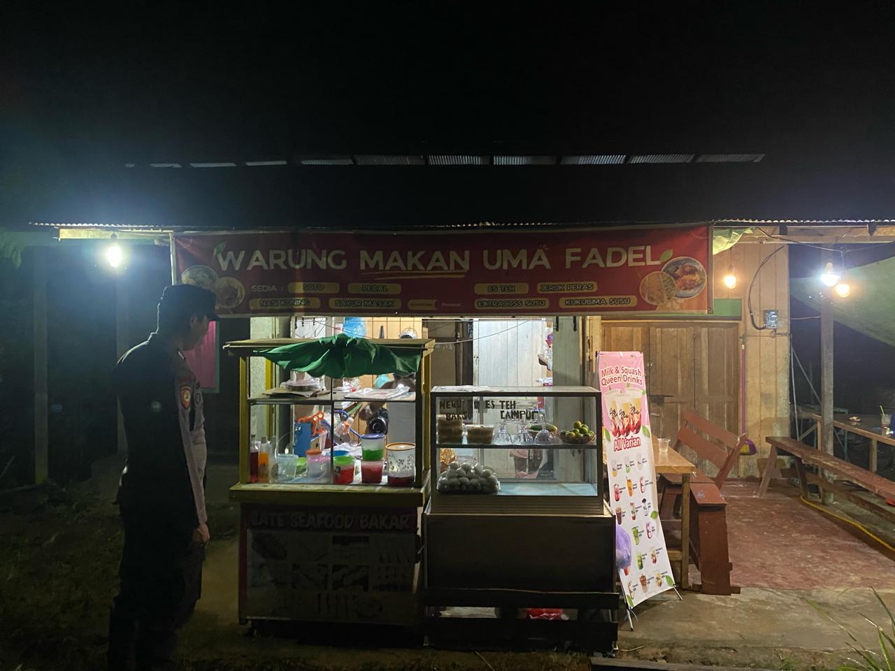 Piket Polsek Patroli kepertokoan diwilkum Polsek Delang