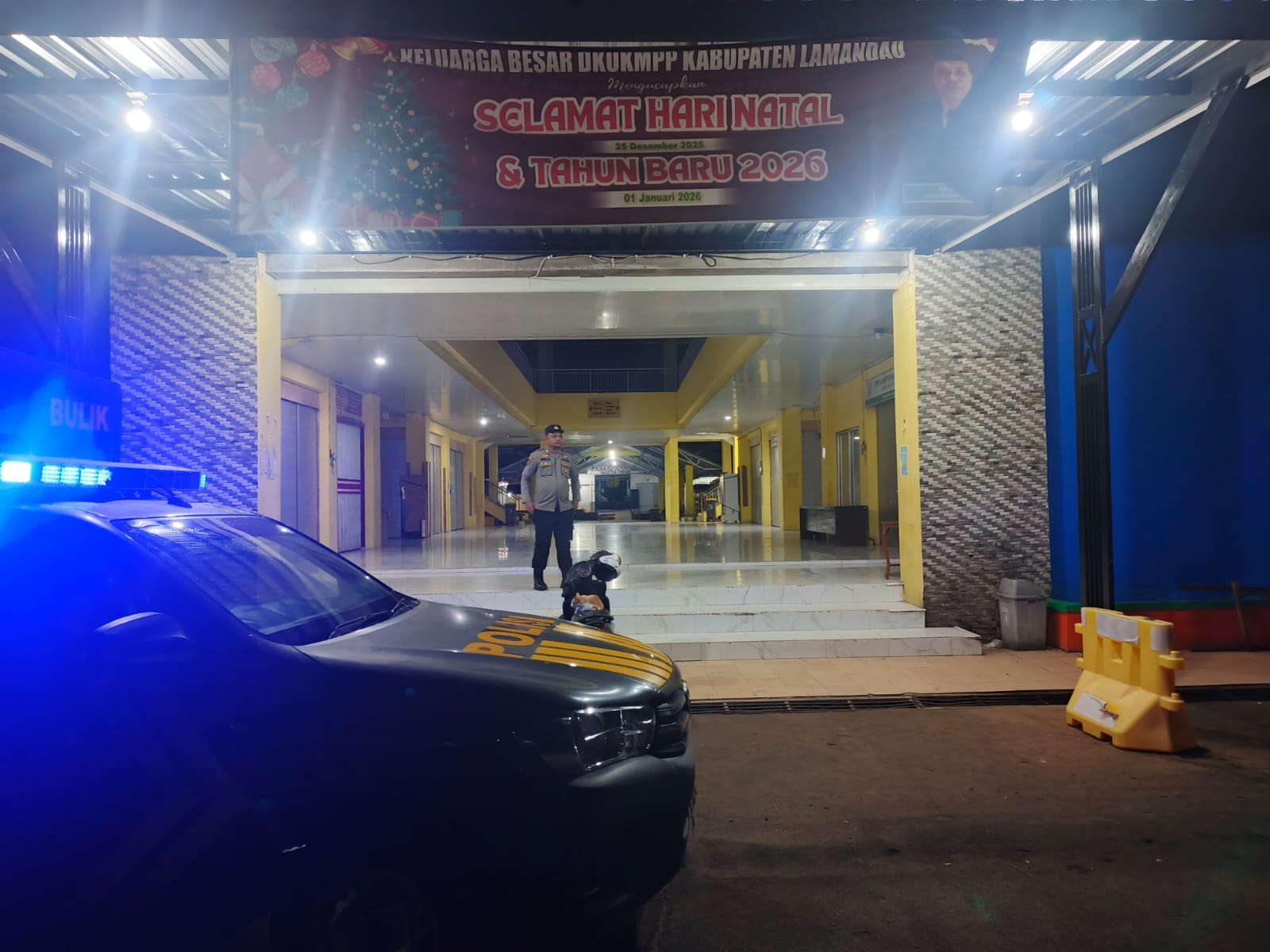 Personel Polsek melaksanakan Patroli di Wilkum Polsek Bulik