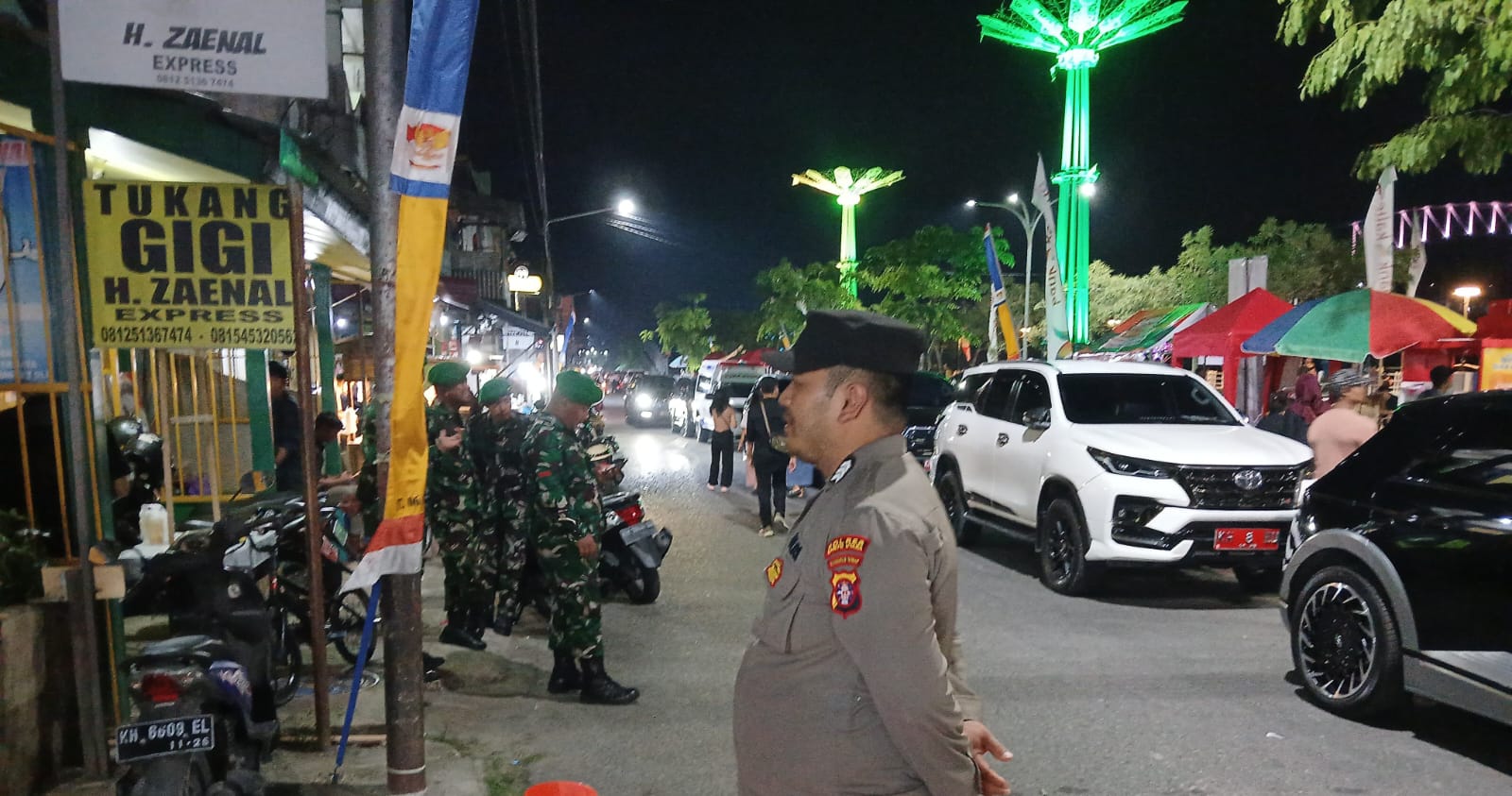 Cegah Aktivitas Kriminalitas Pada Malam Hari, Polsek Teweh Tengah Laksanakan Patroli Malam