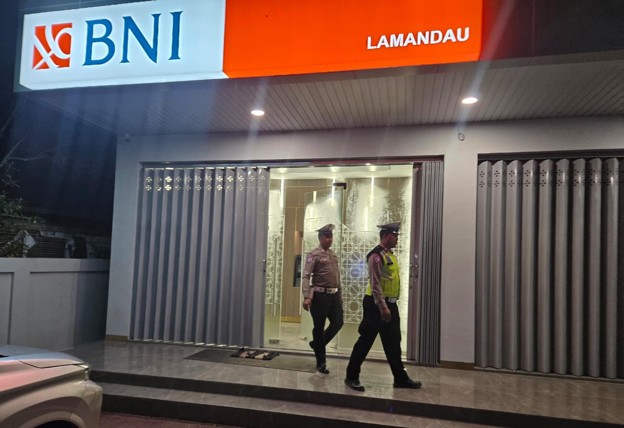 Sat Lantas Polres Lamandau Gelar Patroli di Objek Vital Demi Ciptakan Kamtibmas Kondusif