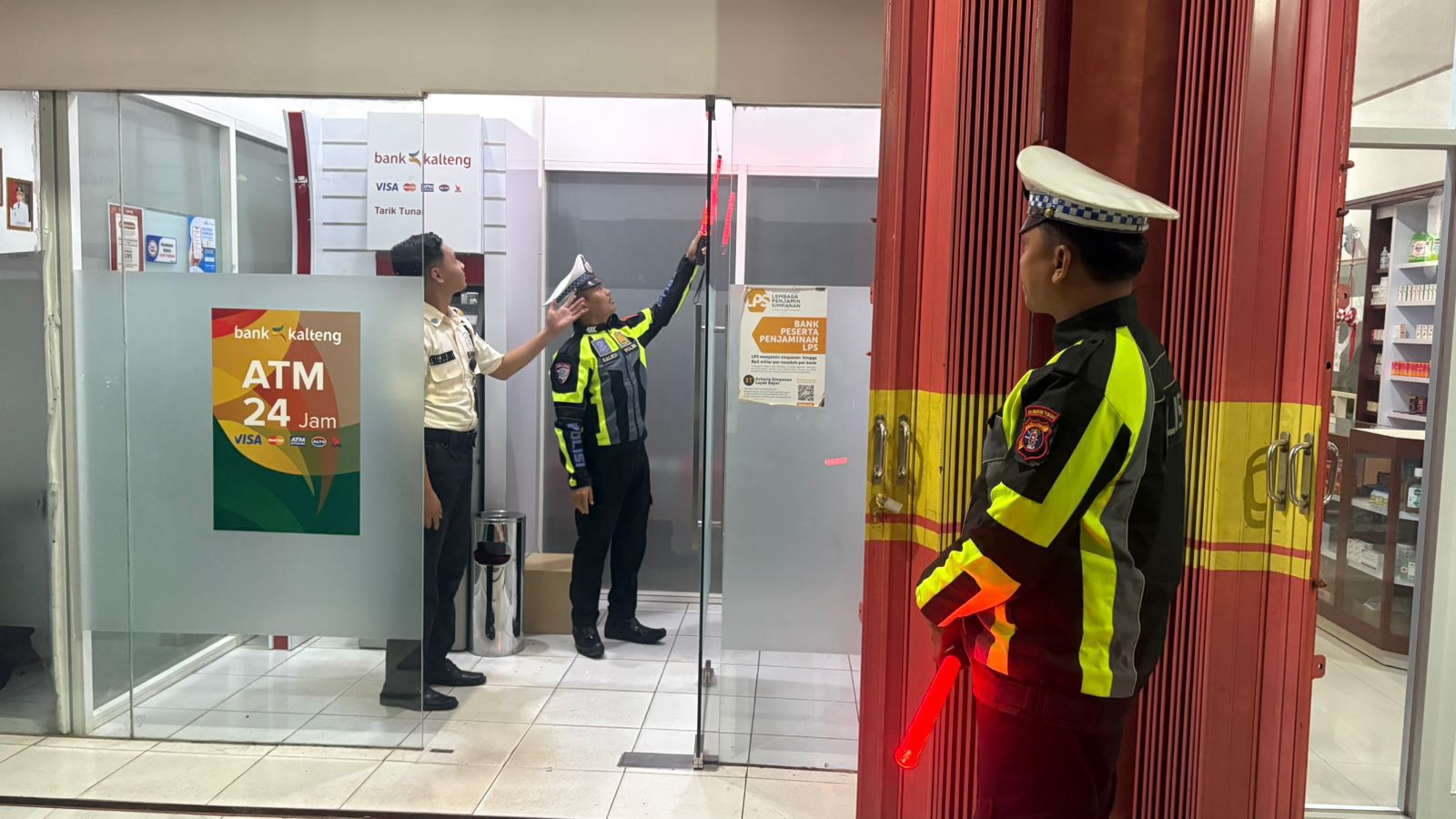 Satlantas Polres Katingan cek dan kontrol rutin Objek Vital Tiap harinya.