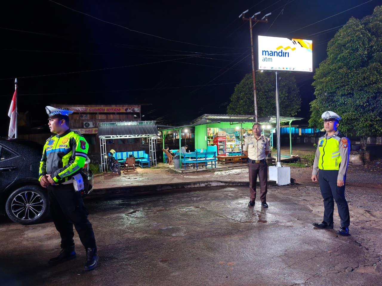 Sat Lantas Polres Lamandau Gelar Patroli di Objek Vital Demi Ciptakan Kamtibmas Kondusif