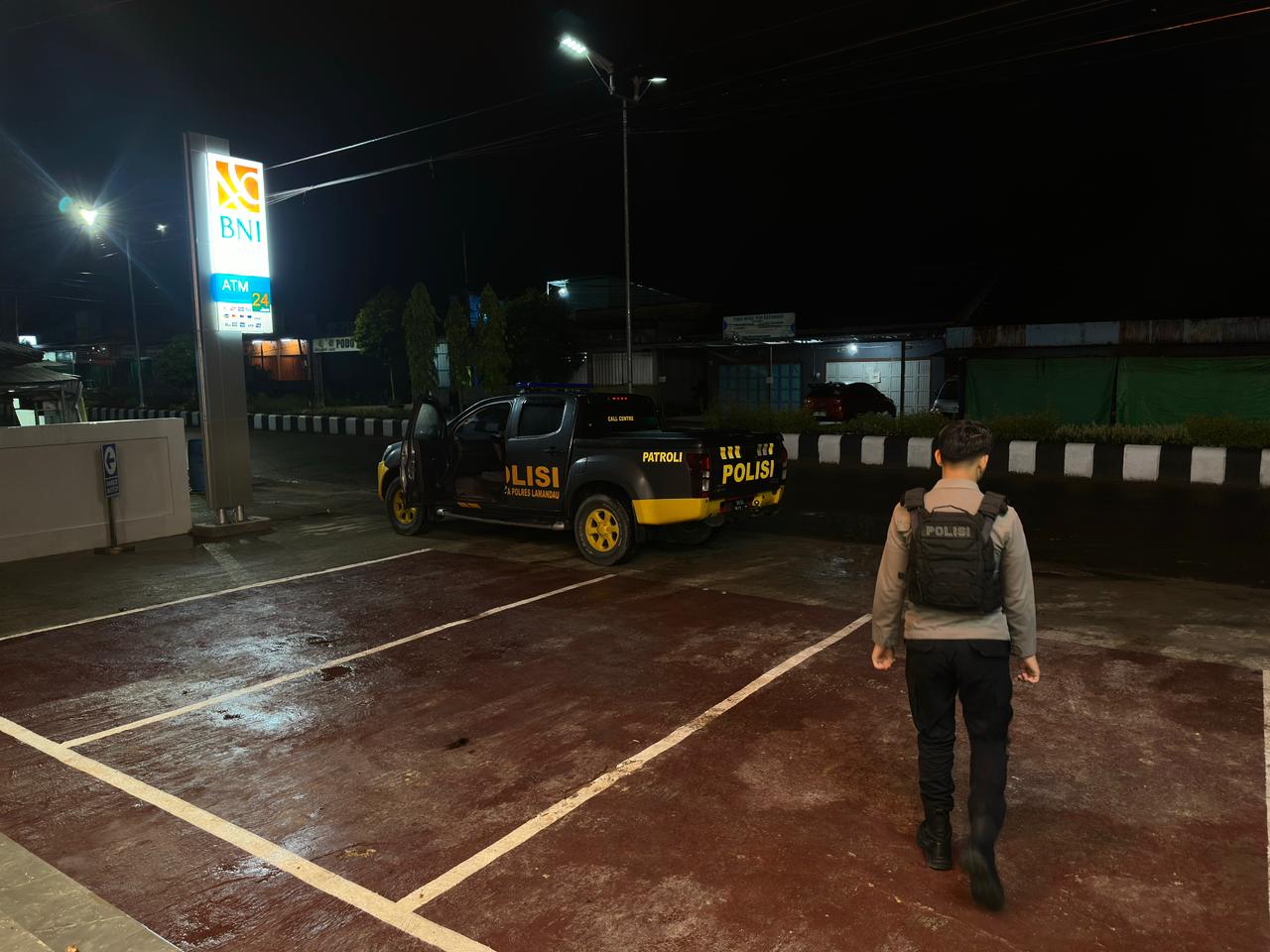 Sat Samapta Polres Lamandau Patroli di Objek Vital, Wilkum Polres Lamandau