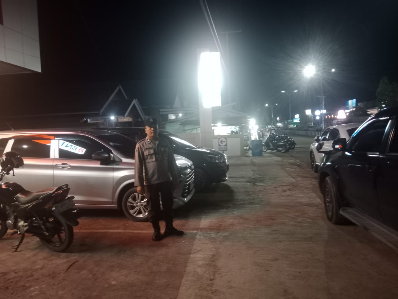 Personel Polsek melaksanakan Patroli di Wilkum Polsek Bulik