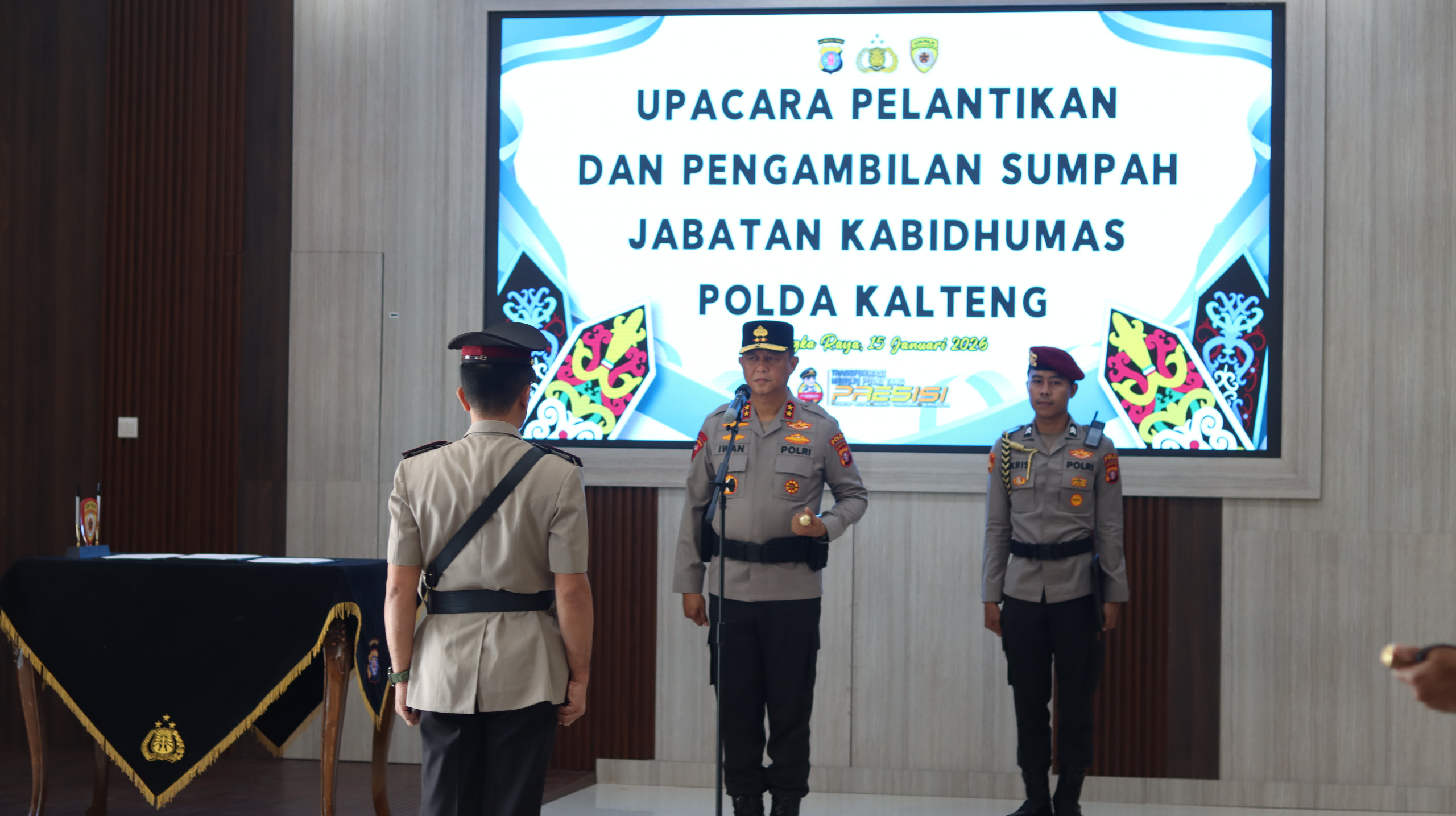 Kombes Pol Budi Rachmat, Alumni Akpol 1998 Resmi Jabat Kabidhumas Polda Kalteng