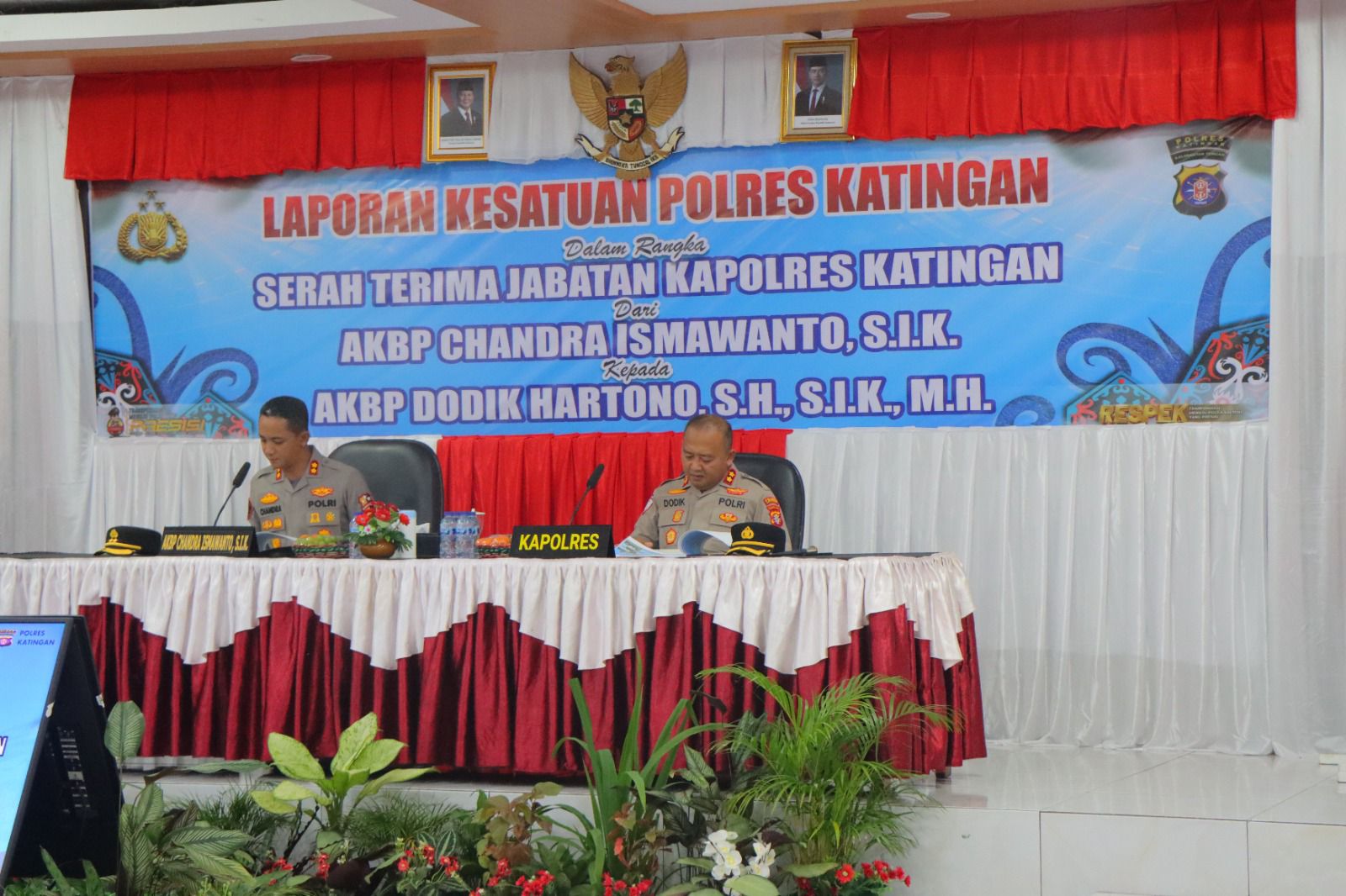 Laporan Kesatuan Tandai Sertijab Kapolres Katingan