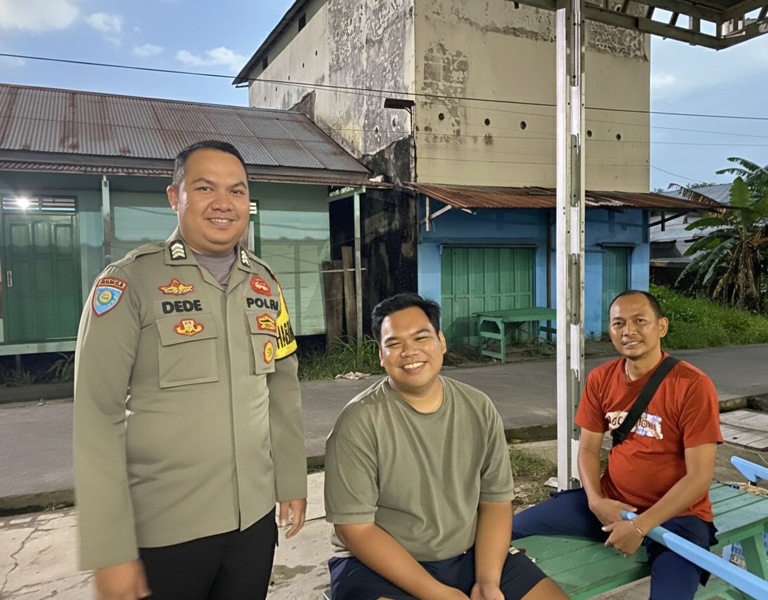 Harkamtibmas, Personil Polsek Katingan Kuala Sambang masyarakat