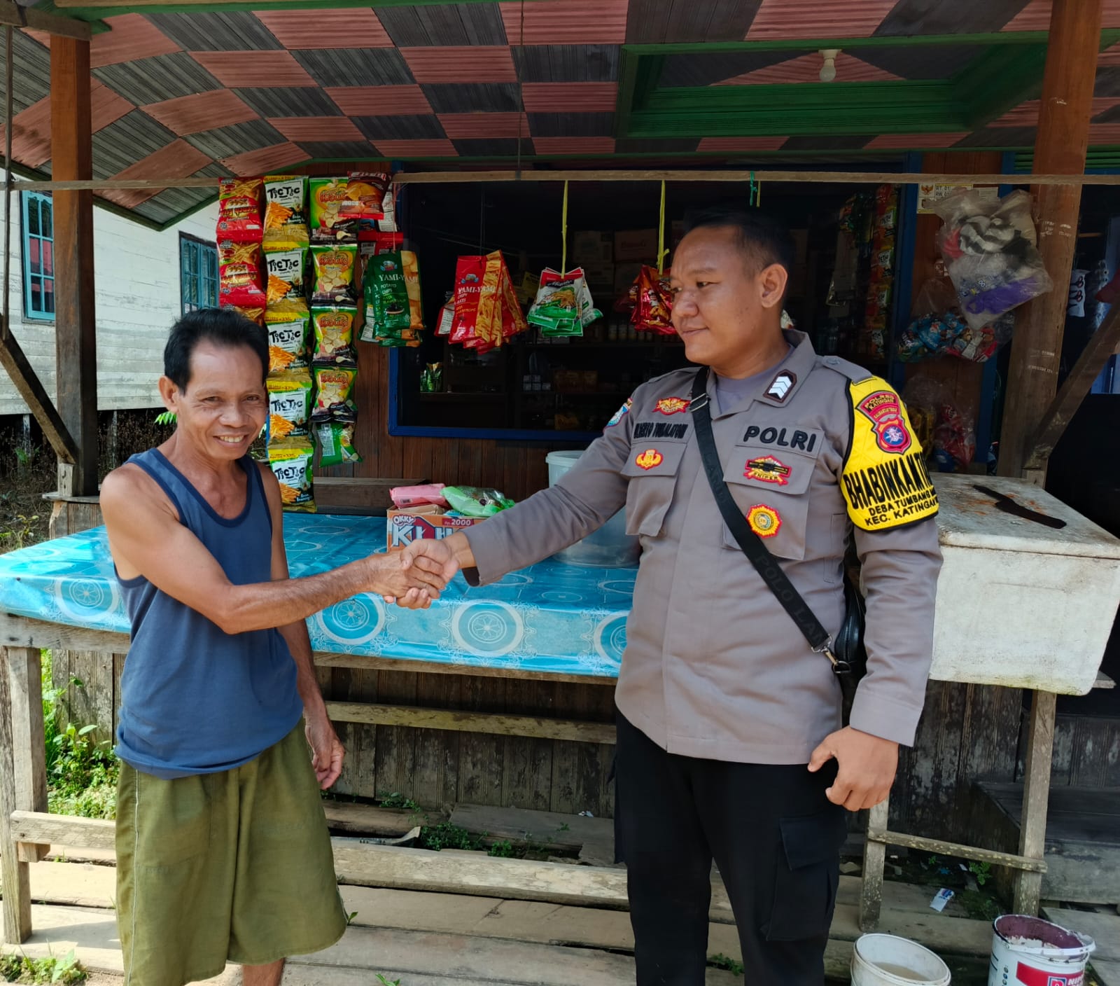 ‎BHABINKAMTIBMAS POLSEK KATINGAN HULU SAMBANGI WARGA.