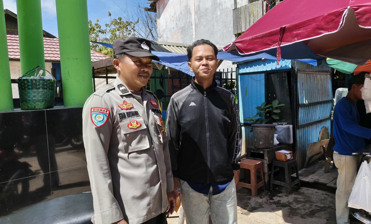 Perkuat Kamtibmas, Polsek Katingan Tengah Sambangi Warga