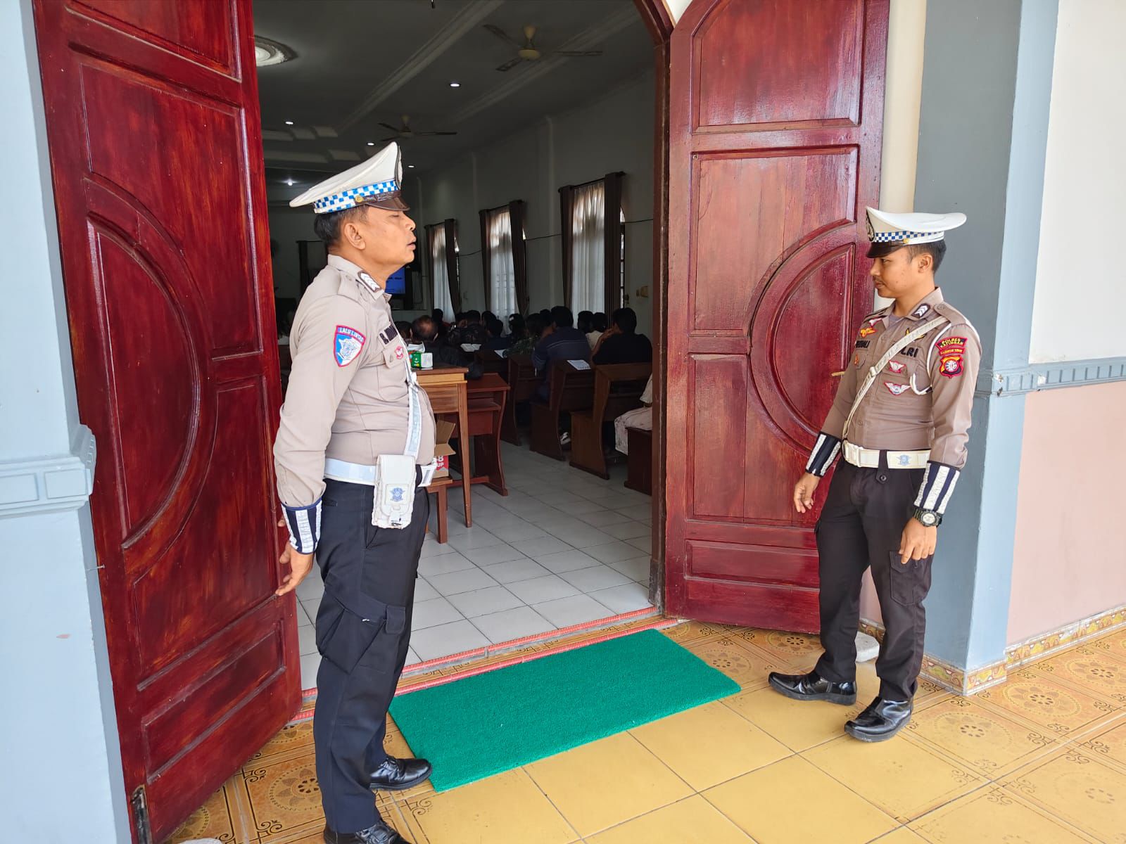 Gelar Patroli Ibadah Oleh Personil Satlantas Polres Katingan.