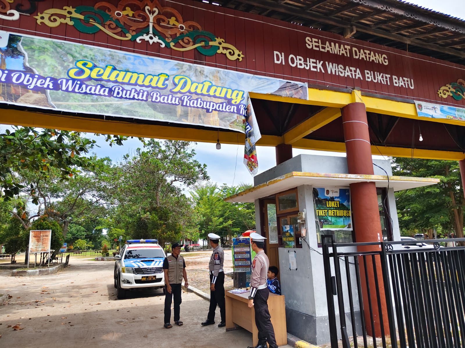 Patroli Objek Wisata Satlantas Polres Katingan.