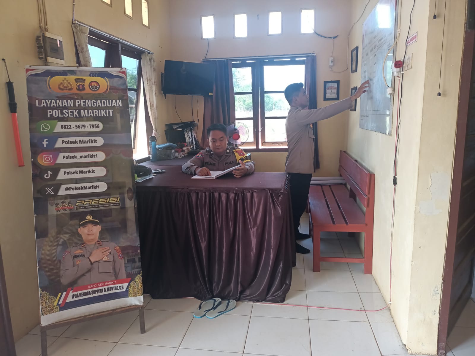 Piket Mako Polsek sebagai Wajah Pelayanan Polri yang Santun, Cepat, dan Berintegritas.