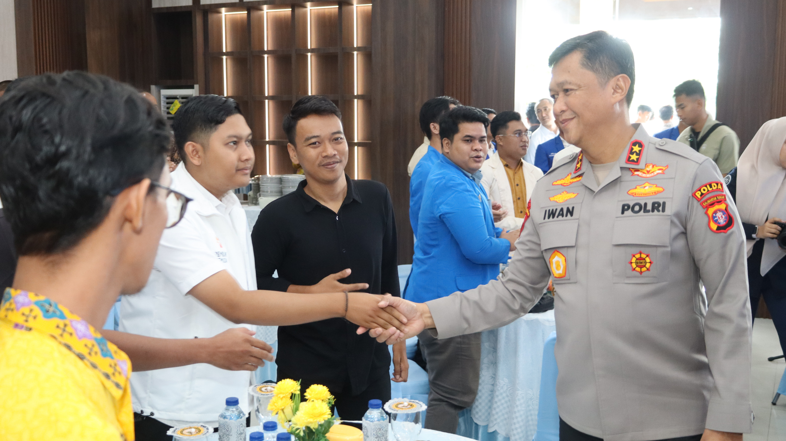 Diskusi bersama OKP, Kapolda Kalteng Tekankan Peran Pemuda dalam Menjaga Kamtibmas